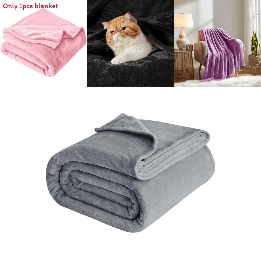 Плюшевое одеяло легкого дизайна для декора гостиной