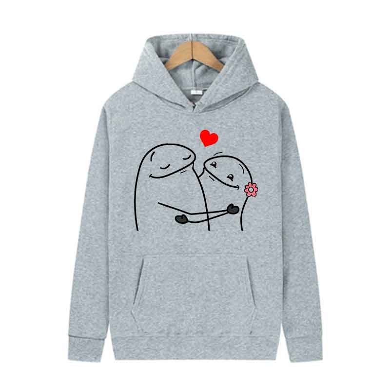 Men Fashion Trends Hoodie Sports Jogging Sweatshirt Beautiful Emotions Print Casual Streetwear Pullover Spring Autumn Clothing