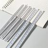 Supplies Acrylic Transparent Straight Ruler Measuring Tools Triangular Rulers Students Stationery