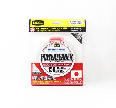 Yo Zuri Duel Powerleader Флюорокарбон Нейлоновая Смесь 50м 150lb H3337 (1134)
