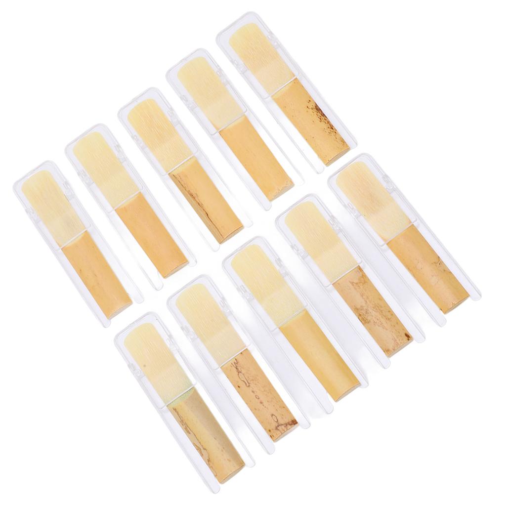 10PCS 2.5 Strength Clarinet Reed Replacement B Flat Vibrating Reeds Clarinet Accessories