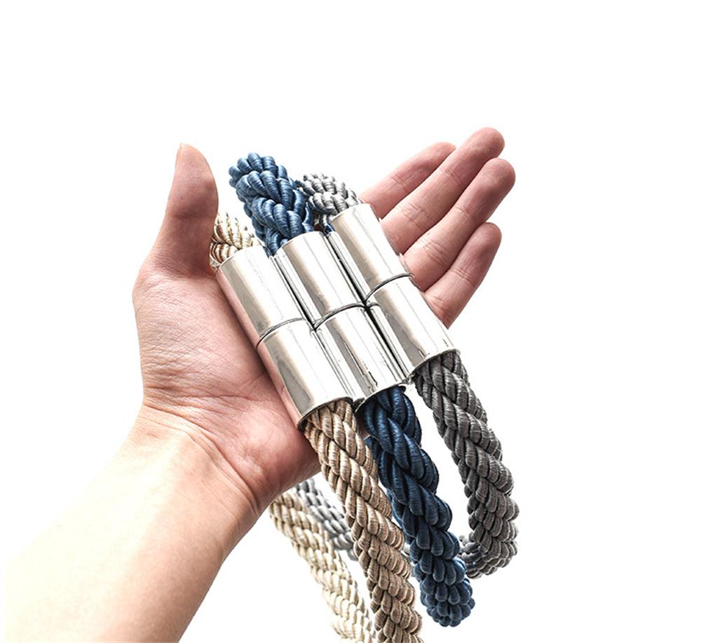 1pcs Curtain Magnet Buckle Curtain Buckle Binding Rope Punch-free Installation Decor Hanging Pendant Curtain Tie Buckle