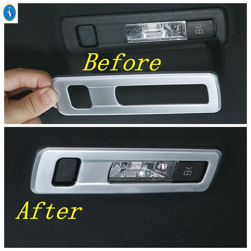 Matte Auto Glass Lift Button / Reading Light Decor Cover Trim Accessories For Mercedes-Benz A Class W177 A200 A220 - 2024