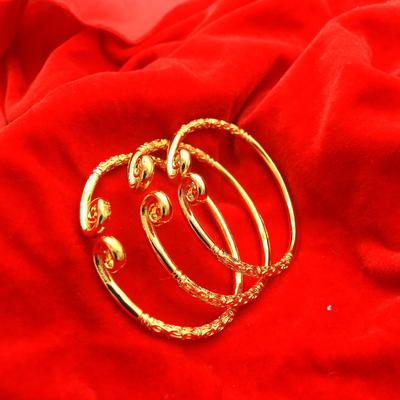 Браслет для девочек из позолоченной латуни с мифом Укуна