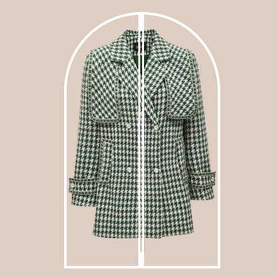 5 шт., пылезащитный чехол для одежды, прозрачный с подвесным крючком, застежка-молния, влагостойкий, пылезащитный, большая вместительная шапка, шарф, защитная сумка для пальто