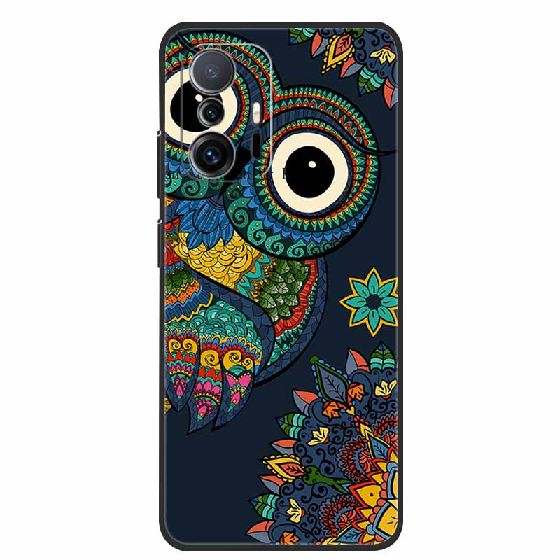 Чехол для Xiaomi 11T Pro Животные Защитный Мягкий Силиконовый Чехол для Телефона для Xiaomi Mi 11T Pro 5G Ударопрочный Mi11T Волк Чехол
