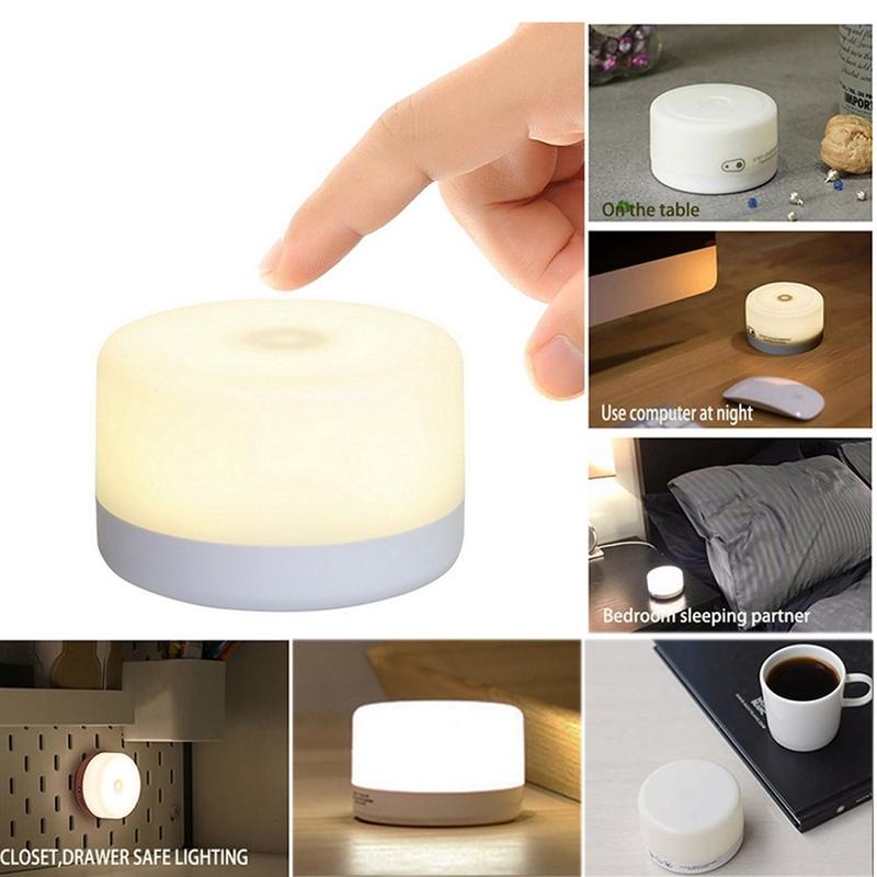 LEDGLE Touch Lamps Table Lamp Dimmer Table Lamp Mini Night Lamp Magnet LED