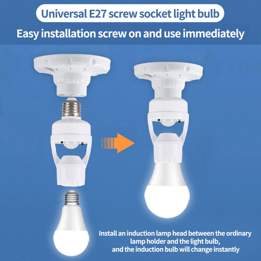 360 градусов датчик движения индукции человека патрон лампы Ac85-265V реле задержки времени E27 держатель гнезда адаптер