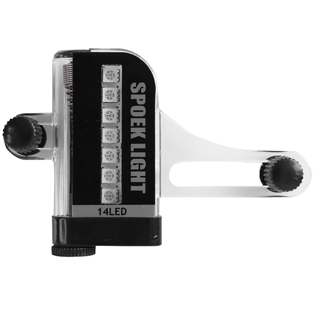 (проектор)Водонепроницаемый фонарь со спицами, 14 светодиодов, велосипедные фонари, велосипедное колесо, цветной сигнал