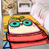 Multiple sizes Cat with sprout head Carpet for Living Room Bedroom Sofa Home Decor Rus Non-slip Floor Mat Luxury Gift