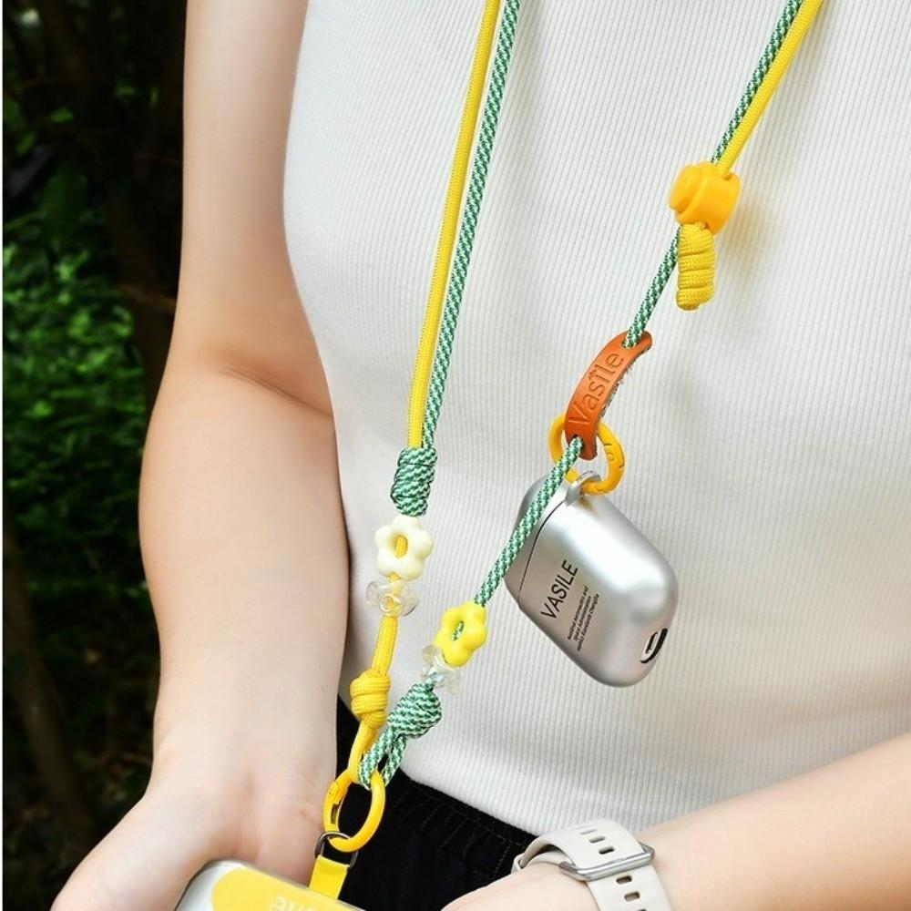 Anti-Loss Phone Lanyard Long Rope Hanging Neck Strap New Knit Phone Lanyard  Camera
