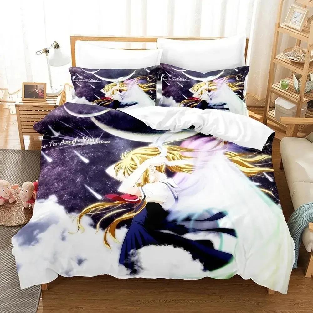 Ах! Мой комплект постельного белья Богиня Односпальный Полуторный Двуспальный Кингсайз Комплект для кровати Взрослый Детский Спальня Комплекты пододеяльников 3D-принт Аниме Кровать