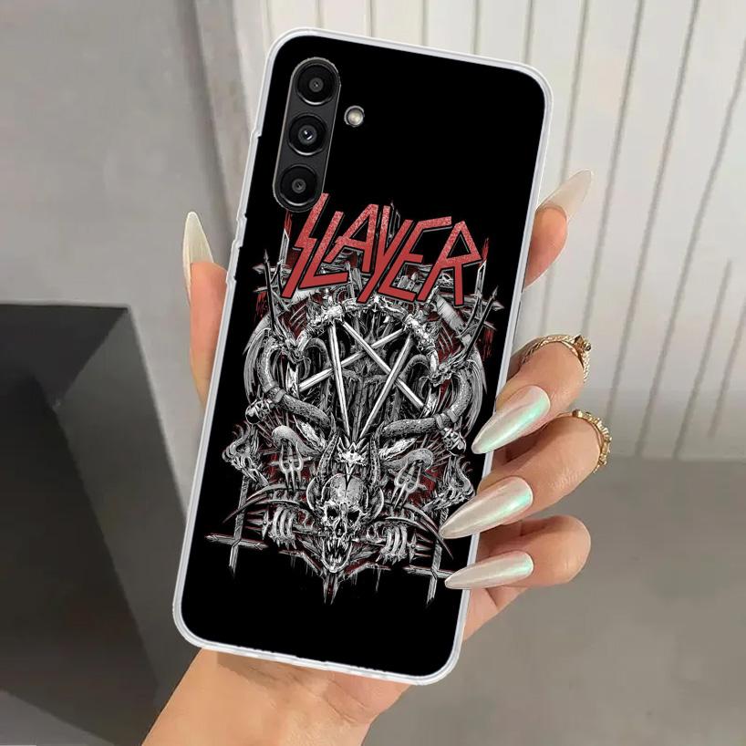 Чехол для телефона Slayer Heavy Metal Rock Band для Samsung Galaxy A17 A16 A37 A26 A36 A57 A56 A15 A25 A35 A55 A14 A24 A34 A54 A13 A23 A