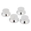 4Pcs Top Hat Knobs Electric Guitar Volume Tone Control Metal for Potentiometer Bass