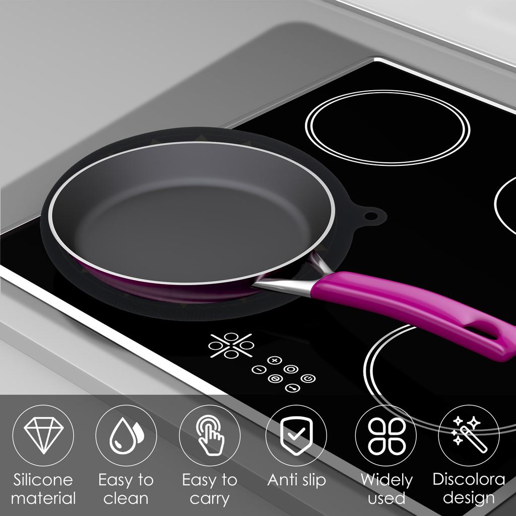 2/4Pcs Induction Hob Protector Mat Induction Cooker Gasket Induction Cooktop Protector Table Placemat Pot Mat Plate Protector