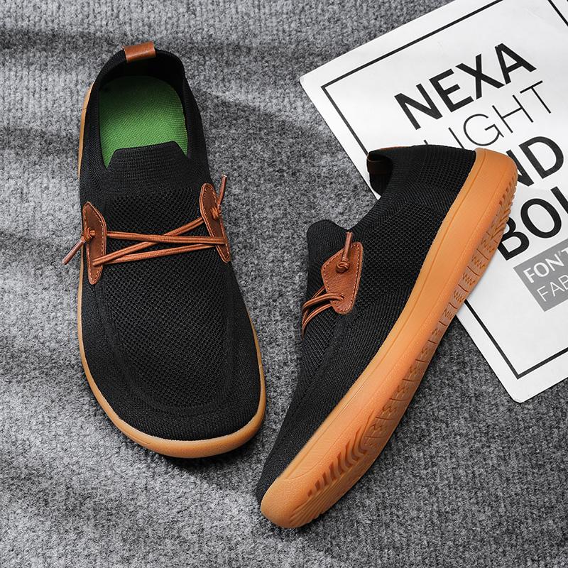 Модная дышащая обувь для ходьбы для мужчин, летняя сетчатая повседневная обувь для улицы, легкие мужские кроссовки, удобные слипоны, лоферы, обувь для трекинга