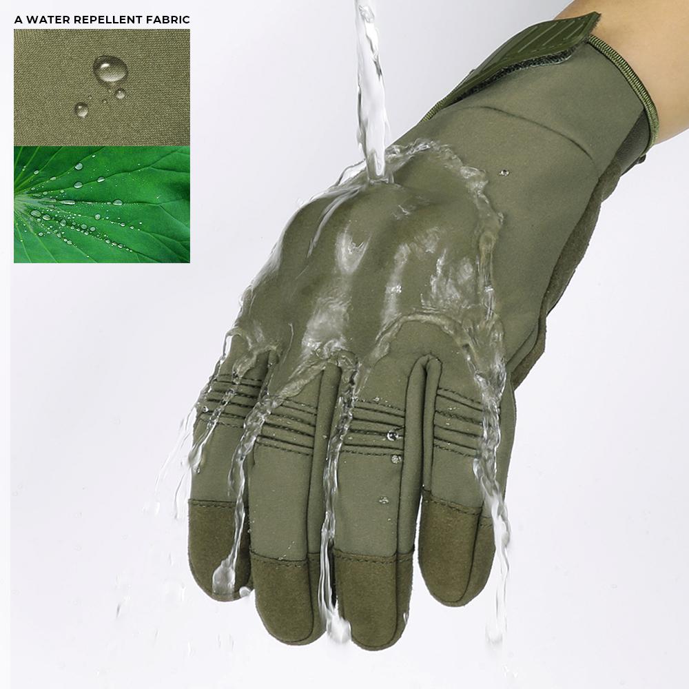 Мужские перчатки с сенсорным экраном, велосипедные перчатки, боевая езда, тренировочная стрельба, охота, туризм, тактические варежки, спортивные ветрозащитные перчатки