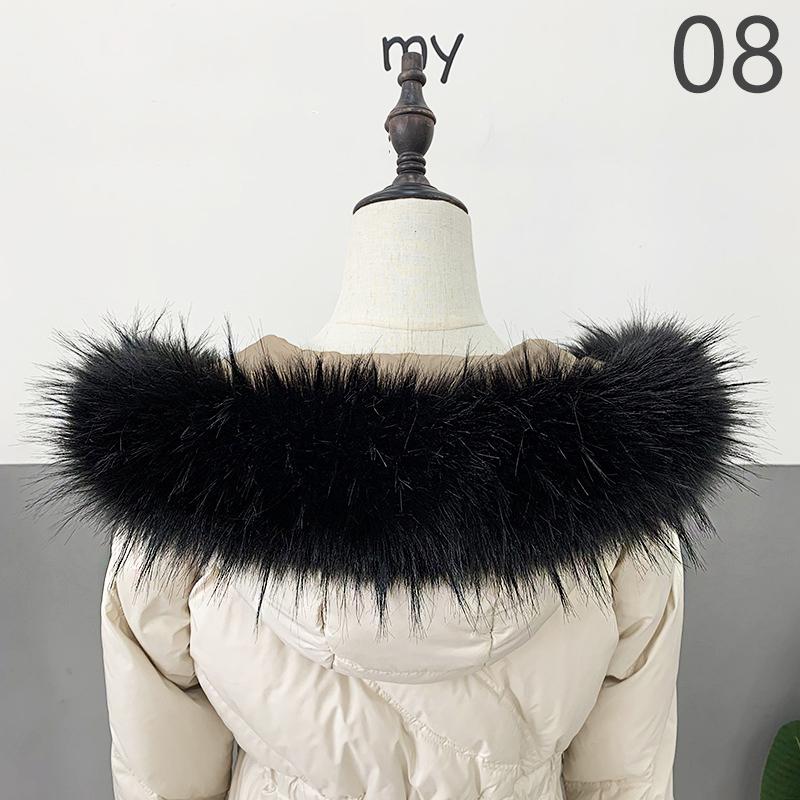 Women Neckerchief Faux Fur Collar Fluffy Collar Warm Wrap Shawl Scarves Soft Fur Scarf Winter Warm