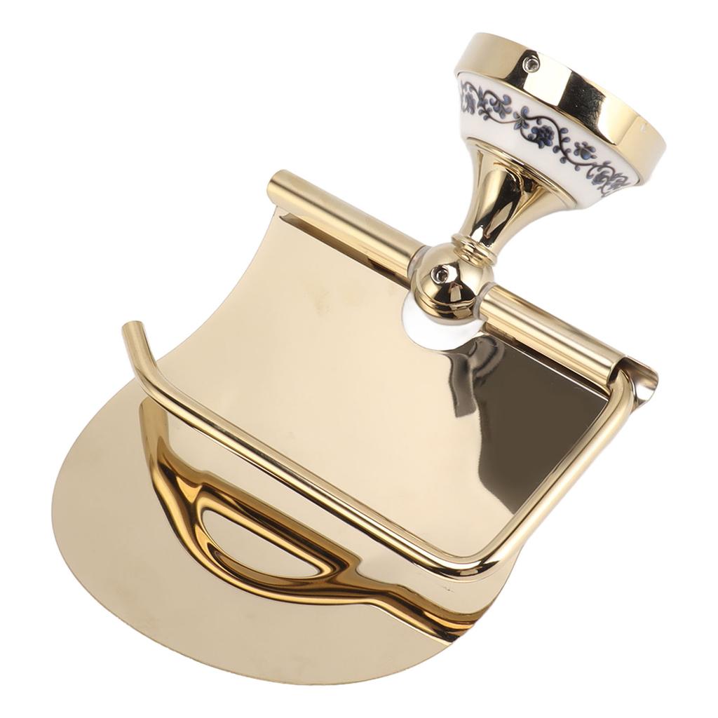 Держатель для туалетной бумаги, золотой, винтажный, изысканный, из нержавеющей стали, вешалка для рулонов салфеток для ванной комнаты и кухни
