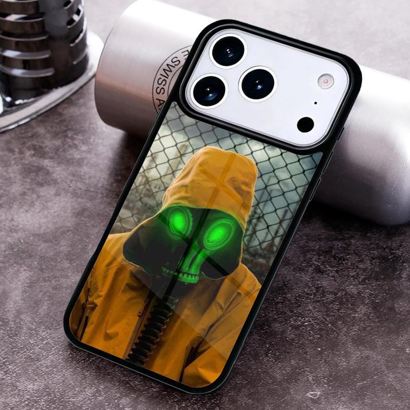 Skull Gas Mask Phone Case For iPhone 17,16e,15,14,13,12,11,Mini,Pro,MAX soft Silicone Cover