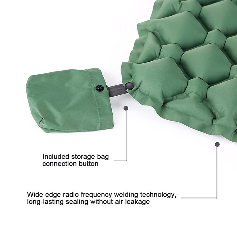 Inflatable Mattress For Sitting Outdoor Ultralight Seat Cushion Camping Sitting Pad Air Mat For Hiking Backpacking