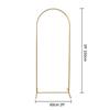Arch Backdrop Stand Metal Arched Photo Booth Backdrop Frame Decorated Arch Stand For Graduation Bridal Shower Wedding Ceremony