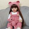 Реалистичная полностью силиконовая Baby Bebe 55 см реалистичные куклы реборн виниловая новорожденная девочка кукла принцесса игрушка для малышей подарок