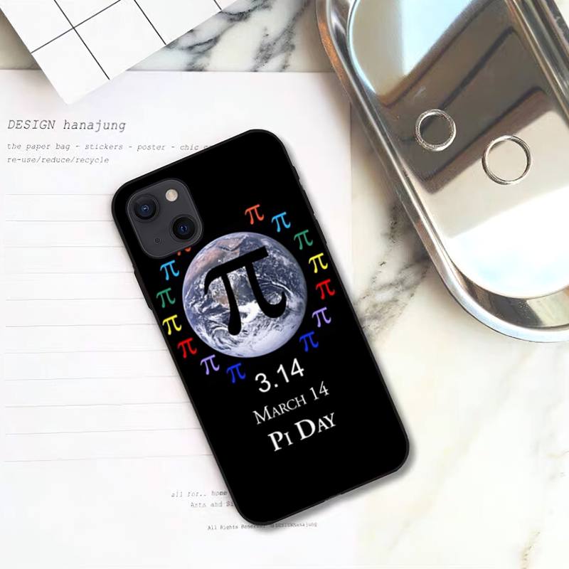 Математическая формула Pi телефон чехол для iPhone 11 12 Mini 13 14 Pro XS Max X 8 7 6s Plus 5 SE XR Shell