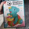 Elephant Drum,Ball Game Toy for Youngsters,Fun Early Learning Puzzle with Cartoon Elephant, Battery Operated,AA Batteries Not Included,Elephant Gifts