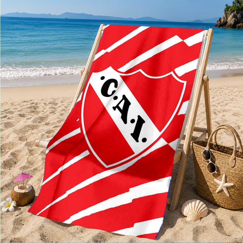 Club Atletico Independiente Beach Towel, Quick-drying, Easy to Care for, Suitable for Both Fitness and Beach Vacations,Sports Essential