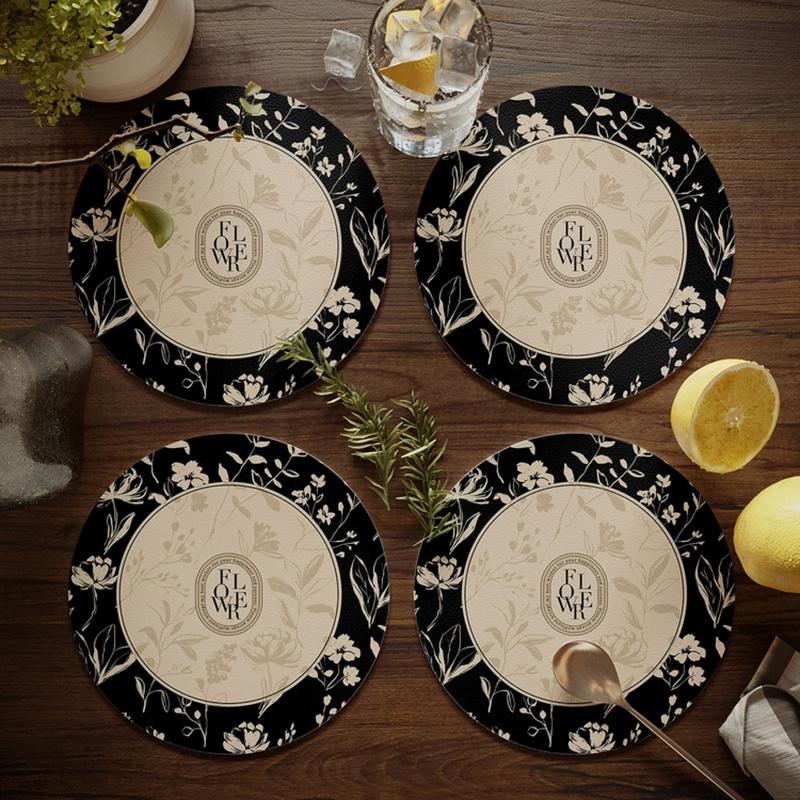 Подставка для обеденного стола Подставка под стакан Коврики для стола Декор для журнального столика Посуда Изоляционные прокладки Кухонный декор Аксессуары