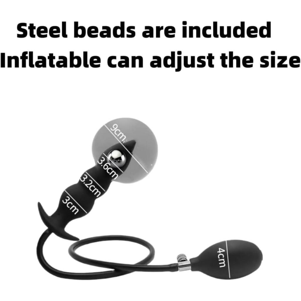 Огромная надувная анальная пробка Секс-игрушки для женщин мужчин металлические шарики анальная пробка расширитель тренажер анальный дилататор дилдо игры для взрослых секс-игрушки