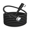 5-метровый Г-образный USB C кабель VR Link с отдельным портом для зарядки для 4 ПК-гарнитур