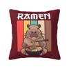 Custom Funny Colourful Capybara Printed Pillow Case xcm Decoration Nordic Outdoor Cushions Square Pillowcase