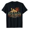 Out of Breath Hiking Society T-Shirt Don't Worry I'll Be There In A Minute Tee Funny Mountain Lover Camping Hiker Graphic Outfit