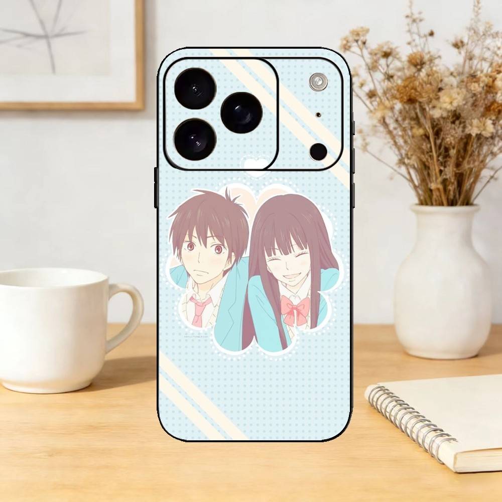 K-Kimi ni Todoke S-Sawako Чехол для телефона Силиконовый черный Мягкий Для IPhone 17,16,15,14,13,12,11,SE,Plus Pro Max