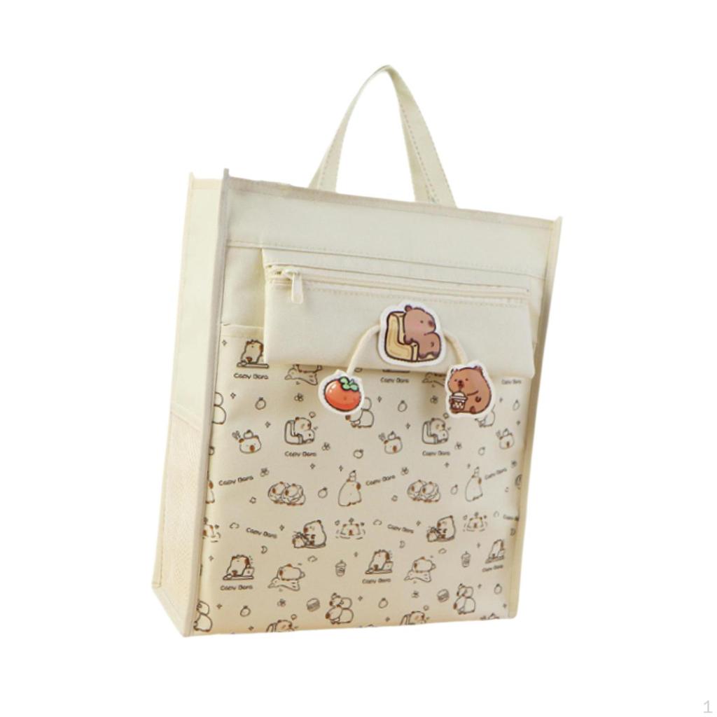 Girls Tote Bag Students Everyday Lightweight Stylish Tuition Womens Handbag for Beach