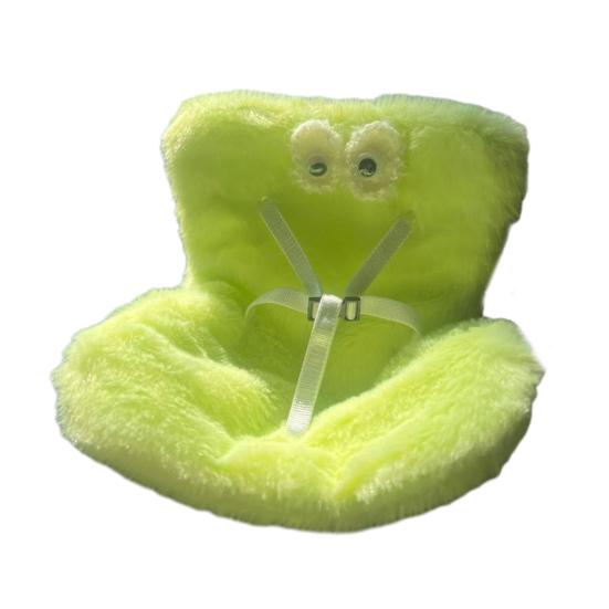 Car Safety Seat for Dolls Decorative Sofa Seat with Furry Cushion And Headrest for Car Air Vents Decor To Display Doll Toy