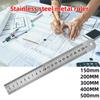 15-50Cm Double Side Scale Stainless Steel Metal Straight Ruler Measuring Tool Precision Measuring Tool for Students Stationery