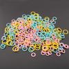 100 Pcs Colorful DIY Crochet Weave Knitting Marker Marking Ring Marking Circle Sewing Accessories