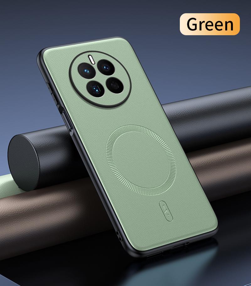 Для Huawei Mate 50 Чехол Магнитная Кожаная Защитная Крышка Для Huawei Mate 50 Высокое Качество Защита от Отпечатков Пальцев Нескользящий PC+TPU