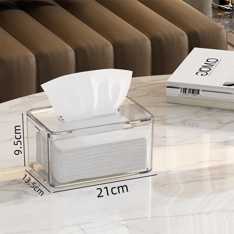Пластиковый прозрачный диспенсер для салфеток Прозрачный ресторанный отельный ящик для хранения салфеток Стойка для бумаги Кухонная организация Коробки для салфеток