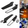 Motorcycle Wind Wing Adjustable Rotating Rearview Mirror For Suzuki GSXR ZX10R Yamaha YZF R6 R1 Honda CBR 250R 650R CBR125