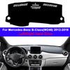 Для Мерседес-Бенц B-класса (W246) 2012 - 2018 B-Класс B160 B180 B200 LHD RHD Коврик на приборную панель 2017 2016 Ковер на приборную панель автомобиля