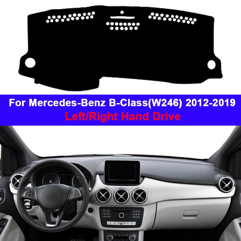 Для Мерседес-Бенц B-класса (W246) 2012 - 2018 B-Класс B160 B180 B200 LHD RHD Коврик на приборную панель 2017 2016 Ковер на приборную панель автомобиля