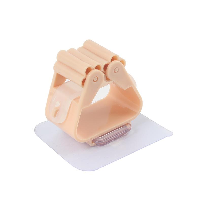 Держатель для швабры, настенный органайзер для швабры, держатель для щетки, вешалка для метлы, стеллаж для хранения, кухонная вешалка, зажим, бесшовный крючок для швабры