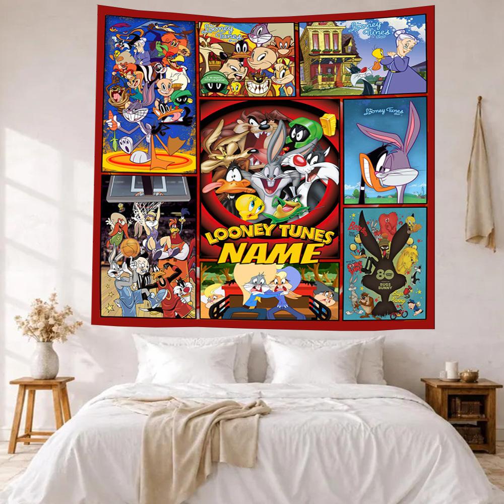 Like Warner Bros Movies Custom Your Name Wall Decor Tapestry Art For Pet Memorial Birthdaywedding Party Backdrop Family Gift