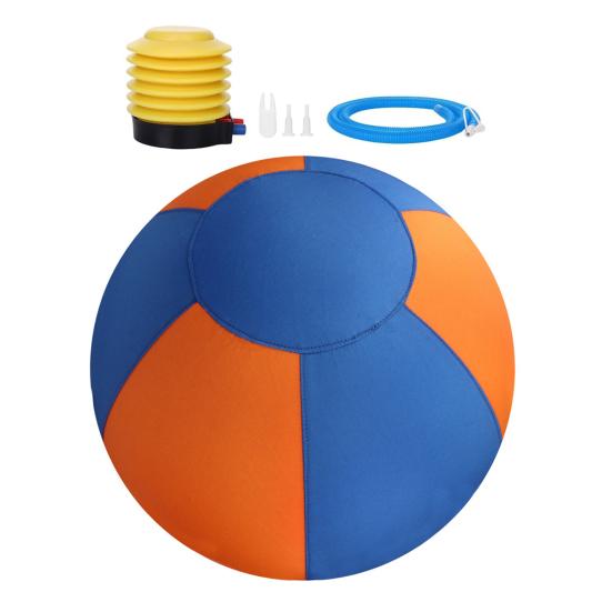 Herding Ball for Dogs Calming Ball with Cover Handle Inflatable Training Ball for Large Breeds Small Medium Dogs Active Play Exercise