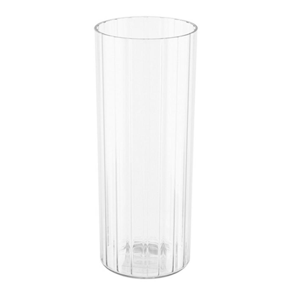 Прозрачная ваза для цветов в полоску, небьющийся гидропонный цветочный горшок для дома