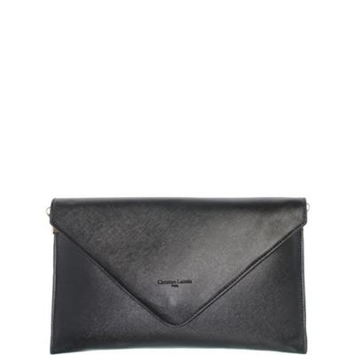 Клатч - Christian Lacroix - TWC38049-0108 - Сафьяновая кожа - Черный - Ремень через плечо